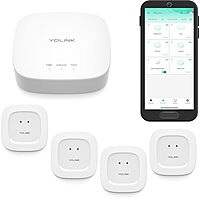 [Prime] $39.99*: YoLink Water Leak Smart Starter Kit w/ Hub & 4 Sensors at Amazon