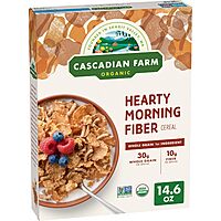 Cascadian Farm Organic Sale: 14.6oz Fiber Cereal (Hearty Morning)