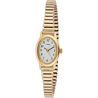 $27.27: Timex Women's Cavatina Watch - TPearl Dial Gold-Tone Case at Amazon