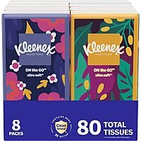 8-Pack 10-Count Kleenex Ultra On-The-Go Tissue Pocket Packs