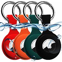 Prime Members: 4-Pack AirTag Silicone Holder w/ Keychain (Various Colors)
