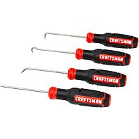 4-Piece Craftsman Precision Steel Hook & Pick Bi-Material Screwdriver Set