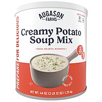 $15.75*: 44-Oz Augason Farms Creamy Potato Soup Mix Can (36-Servings) at Amazon