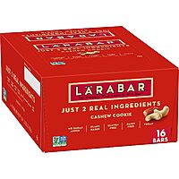 16-Count 1.7-Oz LARABAR Gluten Free Vegan Fruit & Nut Bar (Cashew Cookie)