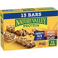 15-Count 1.42-Oz Nature Valley Chewy Protein Bars (Various)