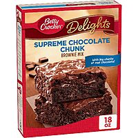 Betty Crocker Baking Mixes: 18-Oz Delights Supreme Chocolate Chunk Brownie Mix