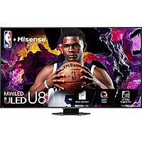 $1539.93: 85″ Hisense U8 Series Mini-LED ULED 4K UHD Google Smart TV (85U8N, 2024 Model) at Amazon