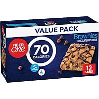 12-Pack 0.89-Oz Fiber One 70 Calorie Brownies (Chocolate Chip Cookie)