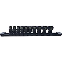 10-Piece Astro Tools 1/4" Drive Low Profile Nano Impact Sockets (SAE)