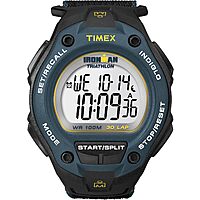 Timex Men's Ironman Triathlon Classic 30 Oversized 43mm Watch (Black/Blue)