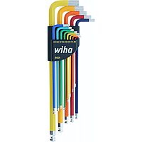 $33.99*: 13-Piece Wiha Ball End Bright Color Coded Hex L-Key Inch Set at Amazon