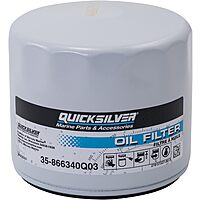 $4.22: Quicksilver 866340Q03 Oil Filter for MerCruiser Sterndrive and Inboard Engines at Amazon