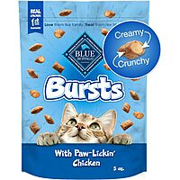 [S&S] $1.94*: 5-Oz Blue Buffalo Bursts Crunchy & Creamy Cat Treats (Paw-Lickin' Chicken) at Amazon