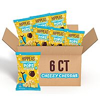 $10.47: 6-Pack 4-Oz HIPPEAS Chickpea Puffs (Cheezy Cheddar) at Amazon