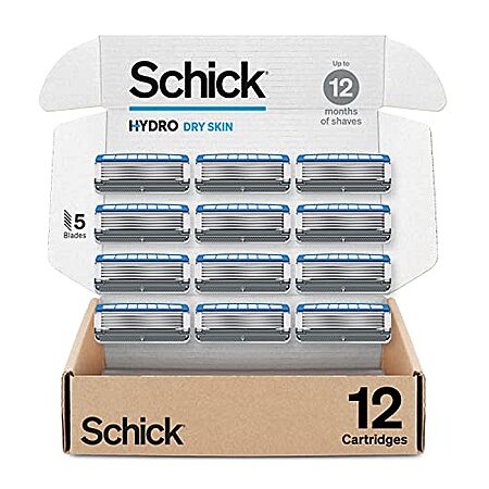 [S&S] $9.88: 12-Count Schick Hydro Dry Skin Razor Refills at Amazon