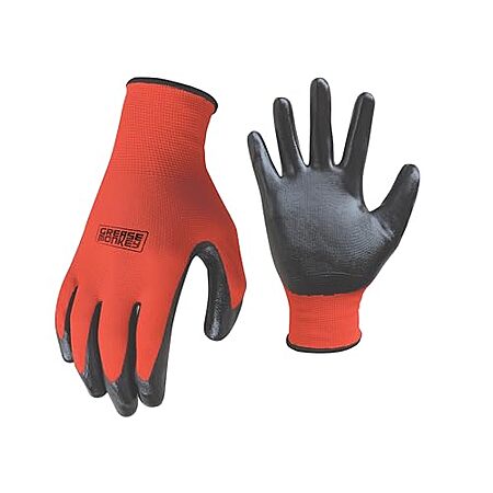 [S&S] $6.08: 15-Pack Grease Monkey General Purpose Nitrile Coated Work Gloves (Large) at Amazon