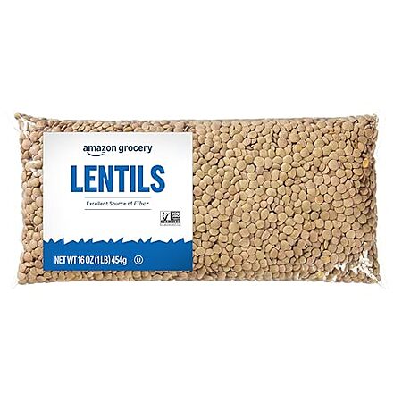 $0.89*: 16-Oz Amazon Fresh Whole Lentils at Amazon