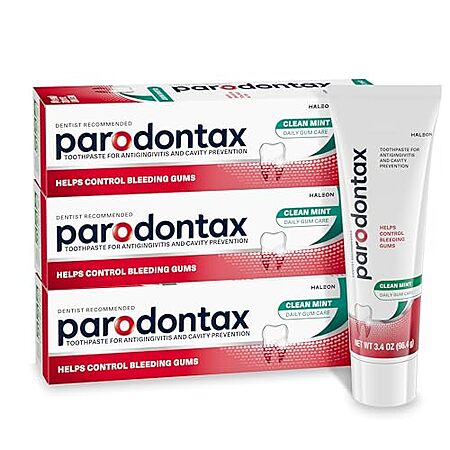 [S&S] $9.79: 3-Pack 3.4-Oz Parodontax Toothpaste (Clean Mint) at Amazon