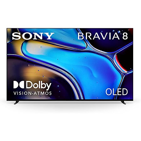 $2095: 77″ Sony OLED 4K Ultra HD TV BRAVIA 8 Smart Google TV (K-77XR80, 2024 Model) at Amazon