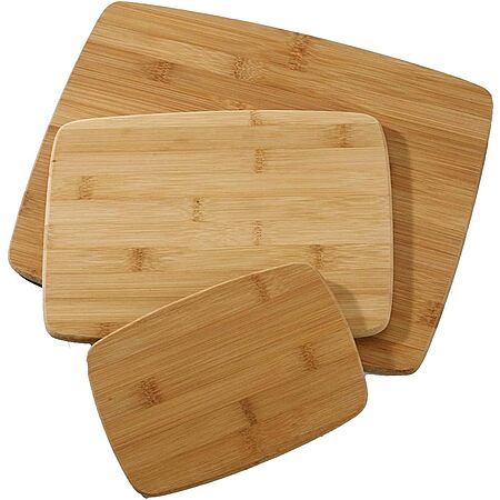 $8.19*: 3-Piece Farberware Kitchen Bamboo Cutting Board Set (11x14", 8x10" & 8x5.5") at Amazon