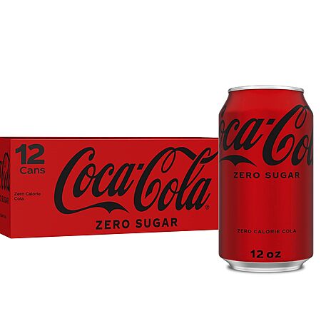 [S&S] $4.57*: 12 × 12oz Coke Zero Sugar Soda at Amazon (38.1￠ each)