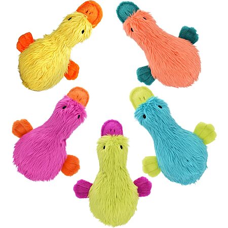 $3.77*: 13″ Multipet Duckworth Plush Dog Toy (Assorted Colors) at Amazon