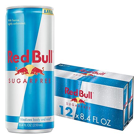 [S&S] $10.35: 12 × 8.4oz Red Bull Sugar Free Energy Drink (Original) at Amazon (86.3￠ each)