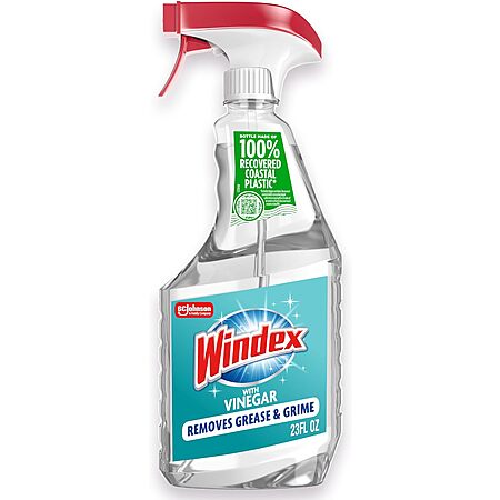 [S&S] $2.44*: 23-Oz Windex Vinegar Glass and Surface Cleaner Spray Bottle at Amazon