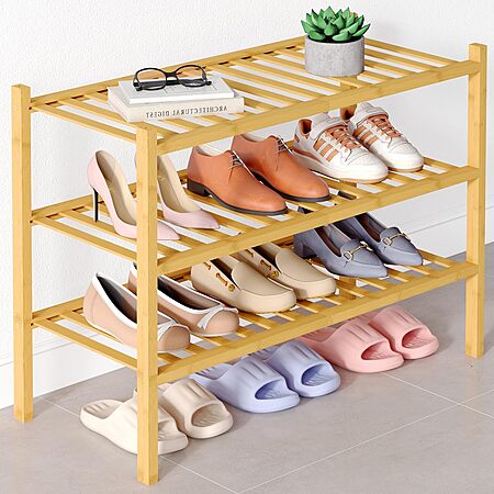 78% Off Smiry Bamboo Shoe Rack!