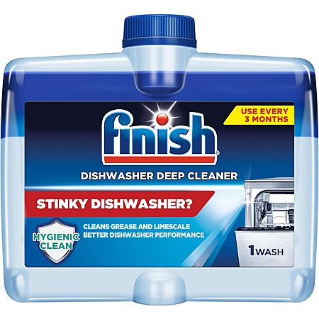 [S&S] $2.75: 8.45-Oz Finish Dual Action Dishwasher Cleaner at Amazon