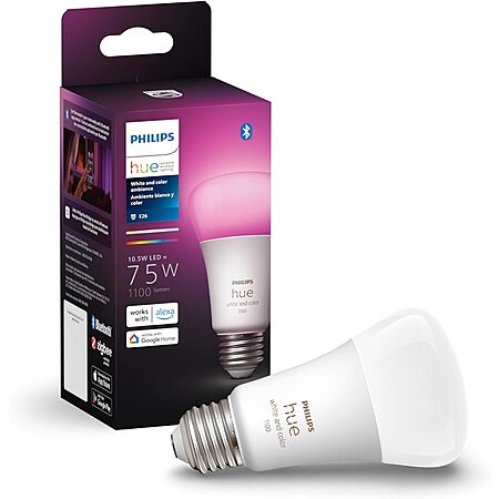 Save 42% on Philips Hue 75W Smart LED Bulb!