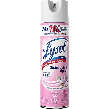 25% Off Lysol Disinfectant Spray!