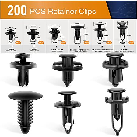 34% Off GOOACC Fender Rivet Clips!