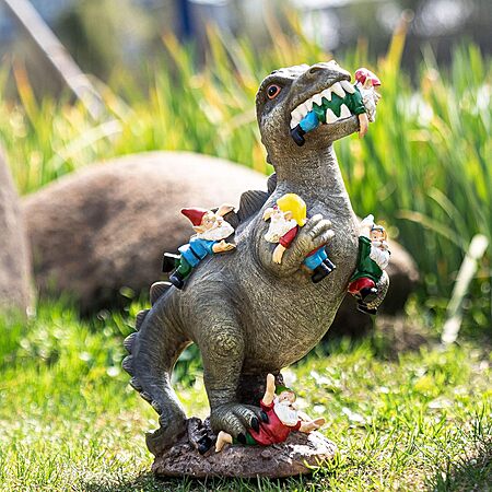 75% Off Dinosaur Gnomes Statues!