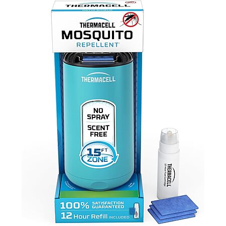 $8.74*: Thermacell Mosquito Repeller Patio Shield w/ 12-Hour Fuel Cartridge + 3 Mats at Amazon