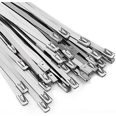 100-Pack Metal Zip Ties for $7.99!