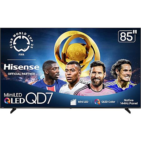 27% Off Hisense 85" QLED TV!