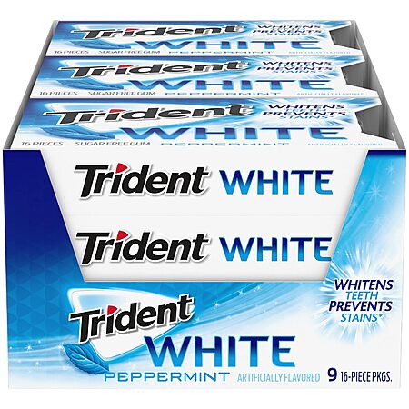 48% Off Trident White Gum - 9-Pack