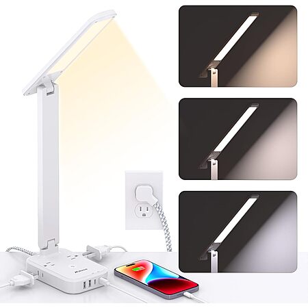 Power Strip w/ LED Desk Lamp for $13.49!