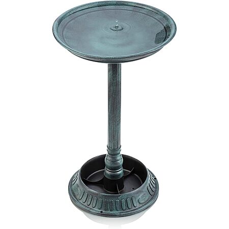68% Off Alpine Outdoor Birdbath with Planter!