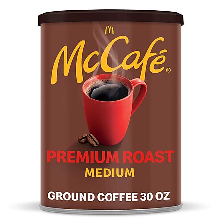 [S&S] $20: 2 × 30-Oz McCafe Premium Roast, Medium Roast Ground Coffee ($10 each) at Amazon
