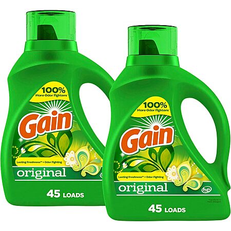 41% Off Gain Laundry Detergent 2-Pack!