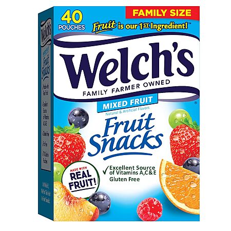30% Off Welch's Mixed Fruit Snacks!
