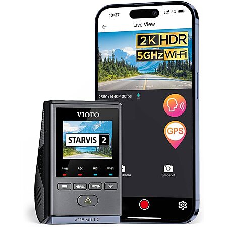 34% Off VIOFO A119 Mini 2 Dash Cam!