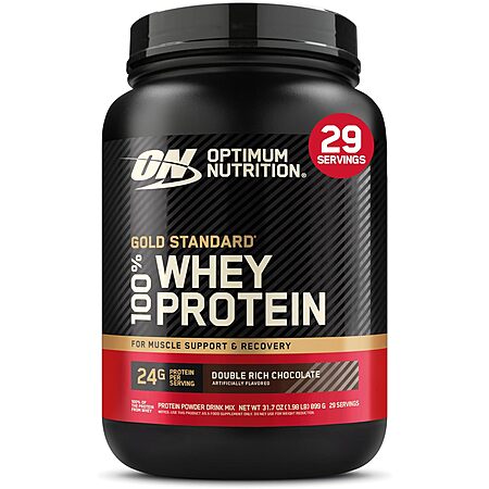 [Prime, S&S] $23.53*: 2-Lb Optimum Nutrition Gold Standard 100% Whey Protein Powder (Chocolate) at Amazon