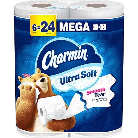 45% Off Charmin Toilet Paper Mega Rolls