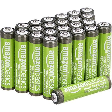 24-Count Rechargeable AAA Batteries for $13.31