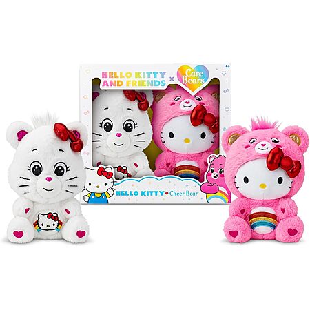 77% Off Care Bears & Hello Kitty Plush!