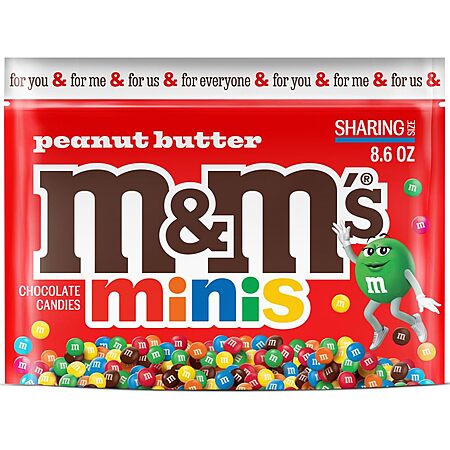 25% Off M&M's MINIS Peanut Butter!