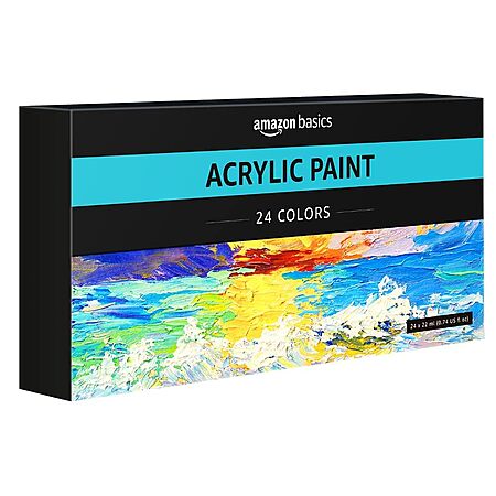 Amazon Basics Acrylic Paint Set for $11.65